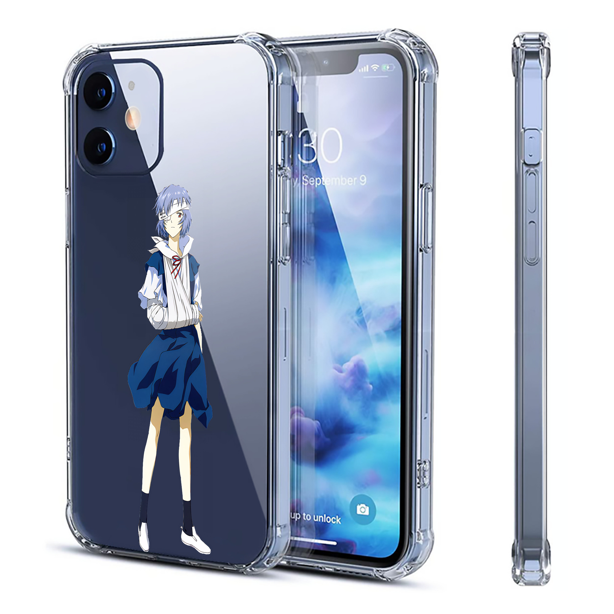 （画像用） EVA 新世紀エヴァンゲリオン 【iPhone 12シリーズ対応】透明スマホケース（クリアソフトケース）